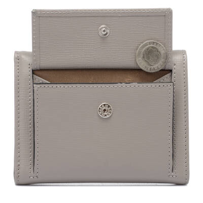Gri Deri Kadın Cüzdan - S1CB00005633-S7V - 4