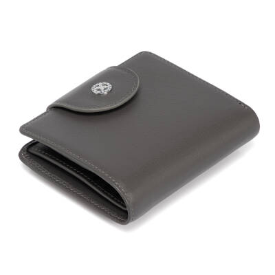 Gri Deri Kadın Cüzdan - S1CB00005674-F5S 