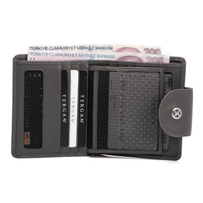 Gri Deri Kadın Cüzdan - S1CB00005674-F5S - 2