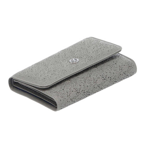Gri Deri Kadın Cüzdan - S1CB00005788-T8O - 1