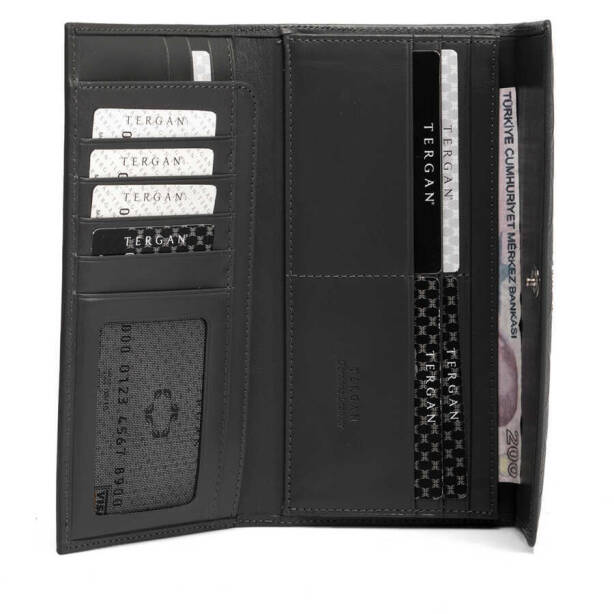 Gri Deri Kadın Cüzdan - S1CB00005793-M07 - 3