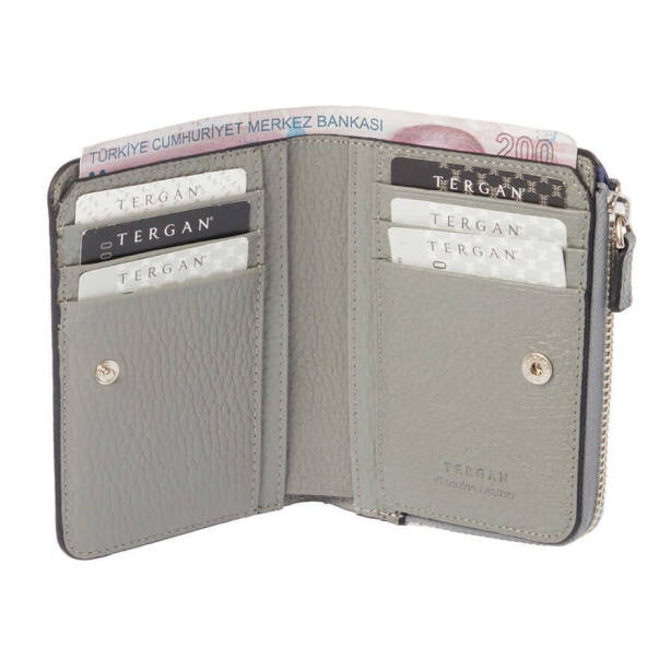 Gri Hakiki Deri Kadın Cüzdan - S1CB00005812-H1Y - 2