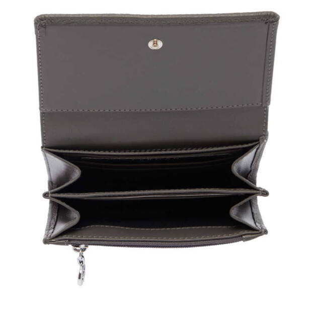 Gri Deri Kadın Cüzdan - S1CB00005815-P7K - 3