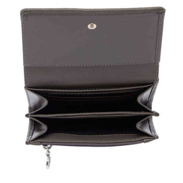 Gri Deri Kadın Cüzdan - S1CB00005815-P7K - 3