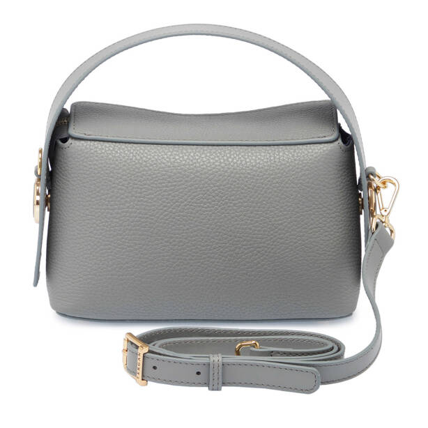 Gri Deri Kadın El Çantası - S25Y1BC80348-T8T - 3