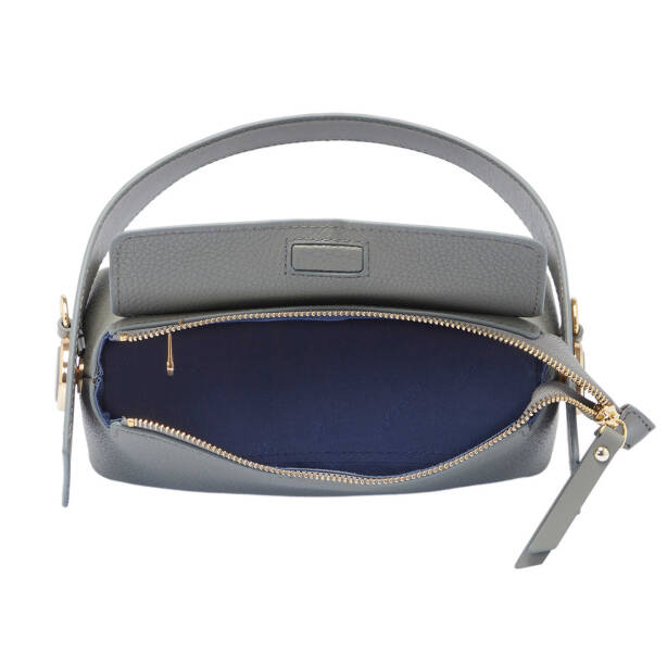 Gri Deri Kadın El Çantası - S25Y1BC80348-T8T - 4