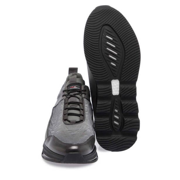 Gri Deri - Tekstil Erkek Sneaker - E23S1AY56394-S1P - 4