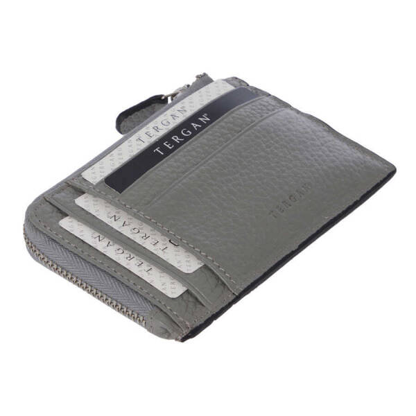 Gri Deri Unisex Kredi Kartlık - S1KK00000265-H1Y - 1
