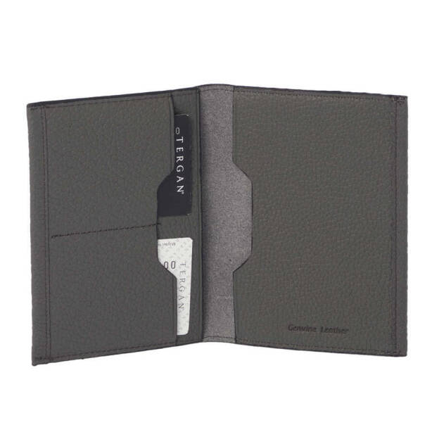 Gri Deri Unisex Pasaportluk - S1PS00001657-G35 - 2