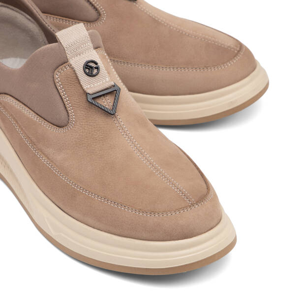 Gri Hakiki Deri Erkek Casual Ayakkabı - E26I1AY57730-A40 - 3