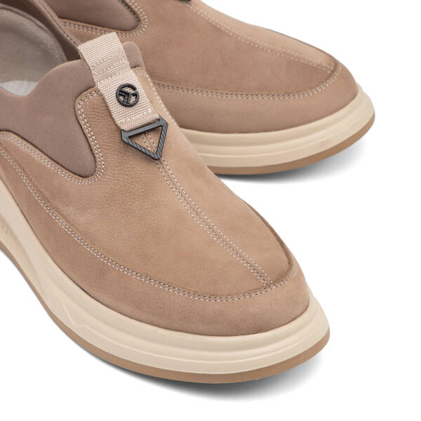 Gri Hakiki Deri Erkek Casual Ayakkabı - E26I1AY57730-A40 - 3