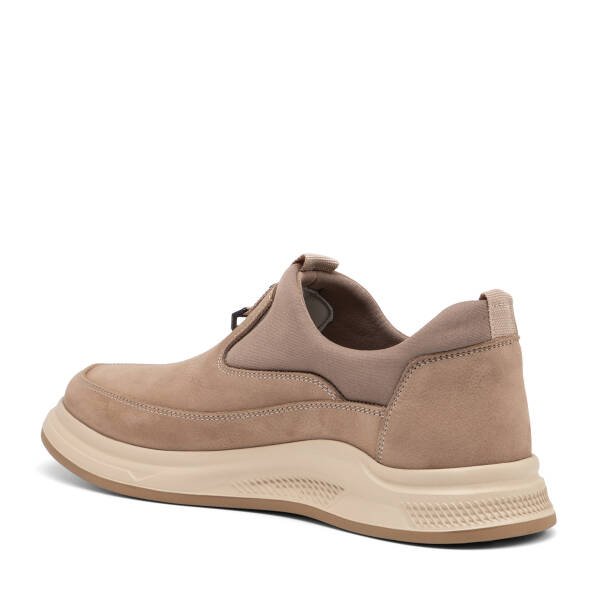 Gri Hakiki Deri Erkek Casual Ayakkabı - E26I1AY57730-A40 - 4