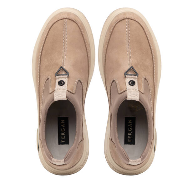 Gri Hakiki Deri Erkek Casual Ayakkabı - E26I1AY57730-A40 - 5