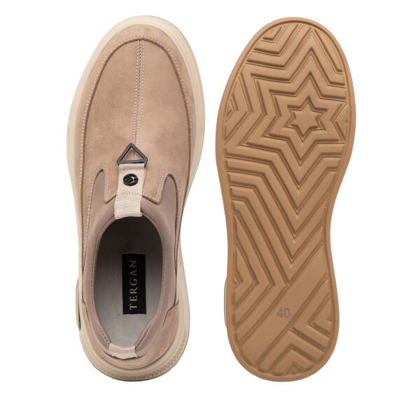 Gri Hakiki Deri Erkek Casual Ayakkabı - E26I1AY57730-A40 - 6