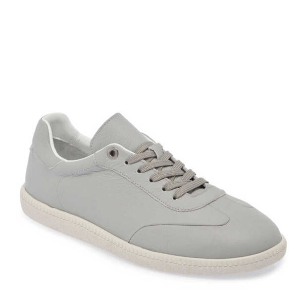 Gri Hakiki Deri Erkek Sneaker - E24I1AY56704-H1Y - Tergan