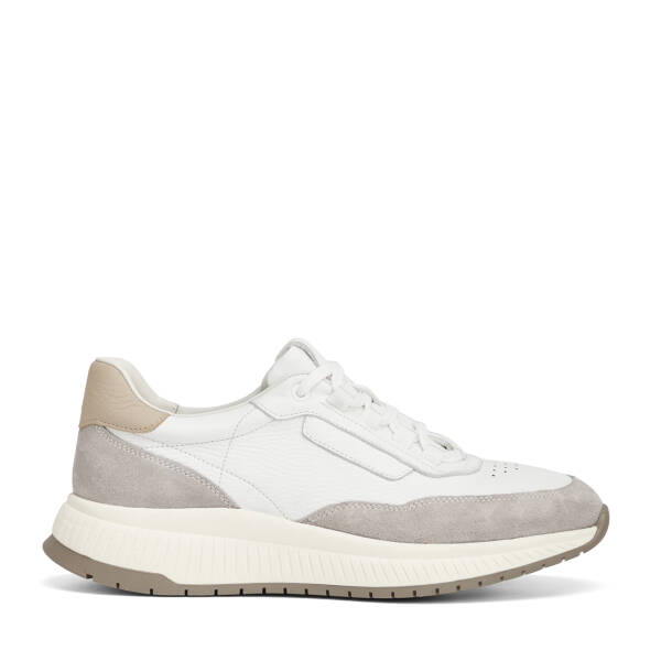 Gri Hakiki Deri Erkek Sneaker - E26I1AY57728-N1Z - 1
