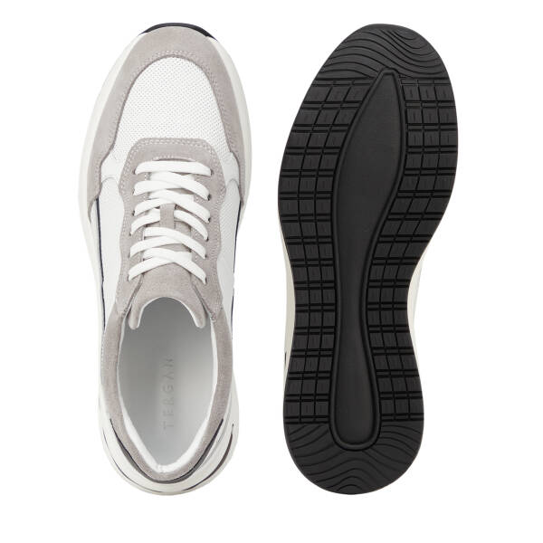 Gri Hakiki Deri Erkek Sneaker - E26I1AY57740-N1Z - 6
