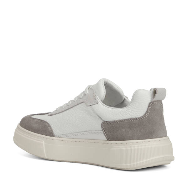 Gri Hakiki Deri Erkek Sneaker - E26I1AY57751-N1Z - 4
