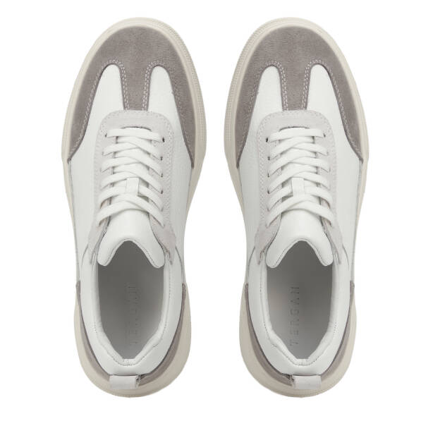 Gri Hakiki Deri Erkek Sneaker - E26I1AY57751-N1Z - 5