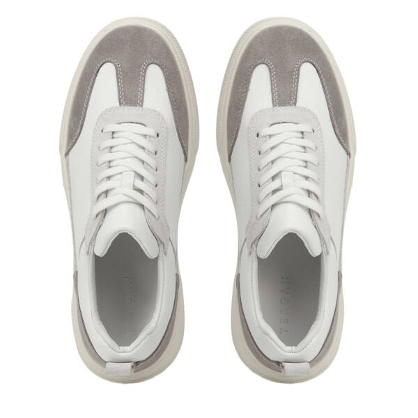 Gri Hakiki Deri Erkek Sneaker - E26I1AY57751-N1Z - 5