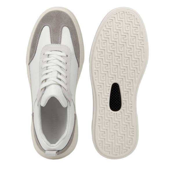 Gri Hakiki Deri Erkek Sneaker - E26I1AY57751-N1Z - 6