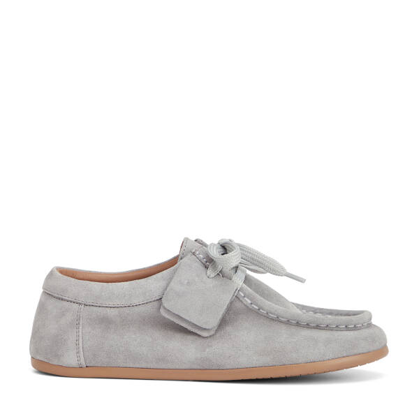 Gri Hakiki Deri Kadın Loafer - K26I1AY68668-C11 - 1