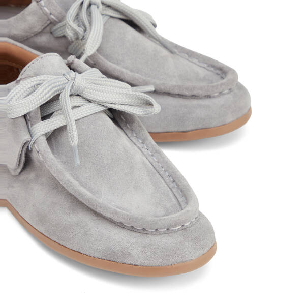 Gri Hakiki Deri Kadın Loafer - K26I1AY68668-C11 - 3