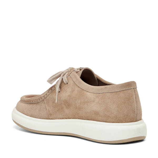 Gri Hakiki Süet Deri Erkek Casual Ayakkabı - E26I1AY57693-K56 - 4