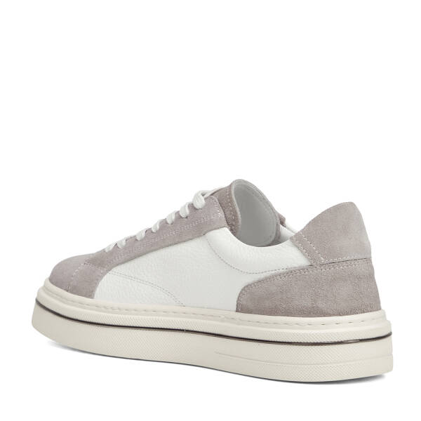 Gri Hakiki Süet Deri Erkek Sneaker - E26I1AY57754-T3O - 4