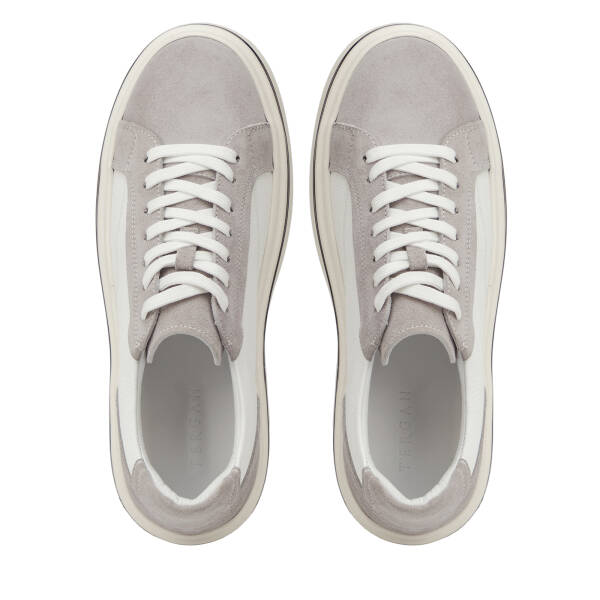 Gri Hakiki Süet Deri Erkek Sneaker - E26I1AY57754-T3O - 5