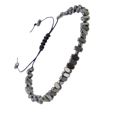 Gri Hematit Erkek Bileklik - E1BLK0410485-P89 - 2