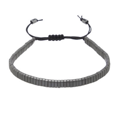 Gri Hematit Erkek Bileklik - E1BLK0410487-P89 - 1