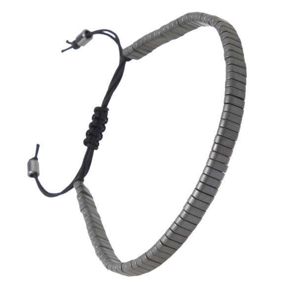 Gri Hematit Erkek Bileklik - E1BLK0410487-P89 - 2