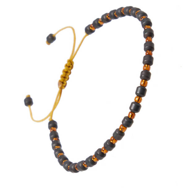 Gri Hematit Unisex Bileklik - U1BLK0430039-P89 - 2