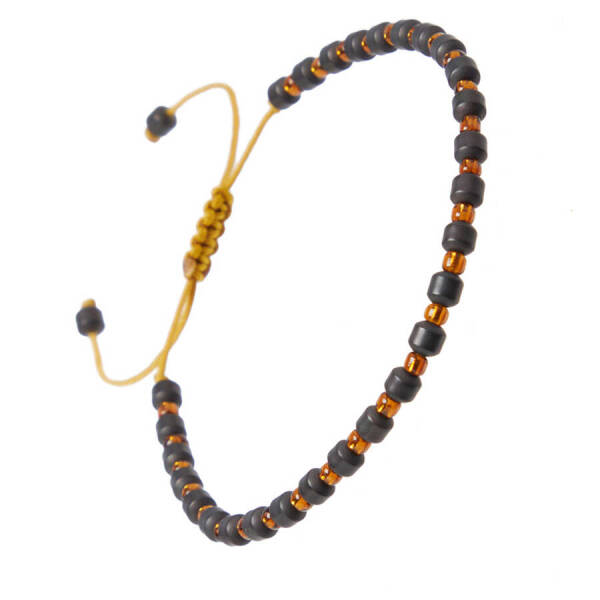 Gri Hematit Unisex Bileklik - U1BLK0430039-P89 - 2