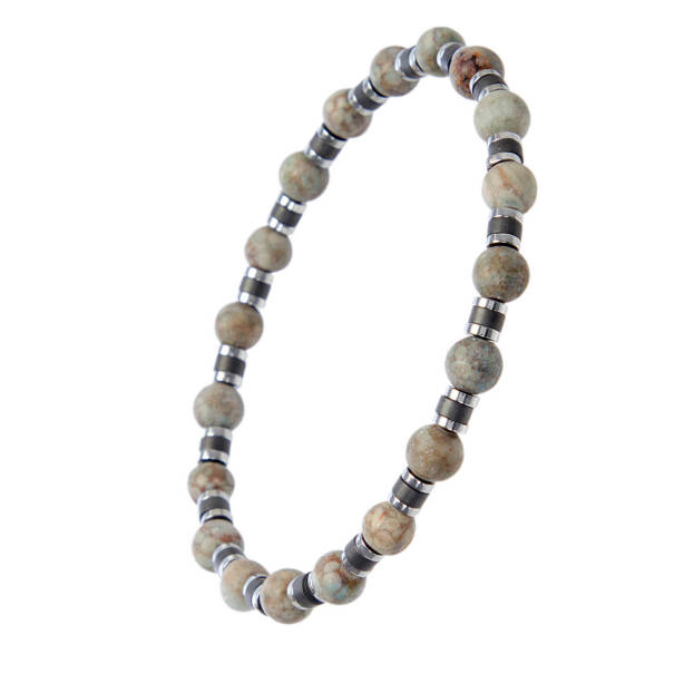 Gri Jasper Erkek Bileklik - E1BLK0410462-D91 - 2
