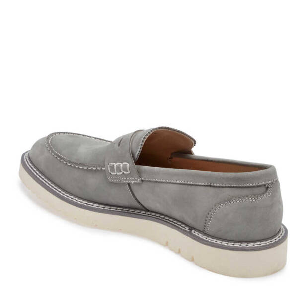 Gri Nubuk Deri Erkek Casual Ayakkabı - E24I1AY56760-A40 - 2