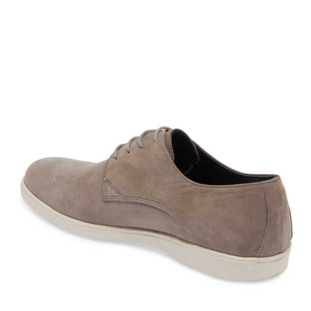 Gri Nubuk Deri Erkek Casual Ayakkabı - E24I1AY56768-A40 - 2