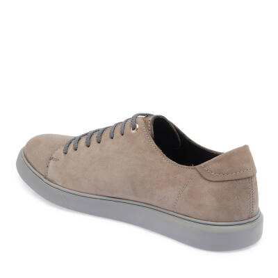  Gri Nubuk Deri Erkek Sneaker - E24I1AY56820-A40 - 2