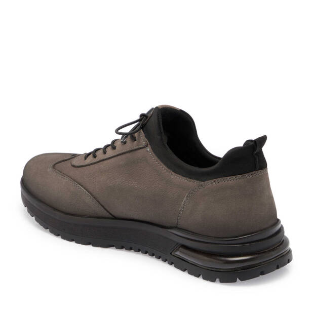 Gri Nubuk Deri Erkek Sneaker - E24S1AY57028-A40 - 2