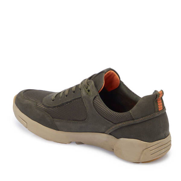 Gri Hakiki Nubuk Deri Erkek Sneaker - E25I1AY57177-L35 - 3