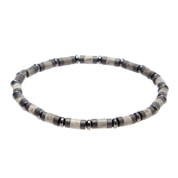 Gri Spektrolit Erkek Bileklik - E1BLK0410409-D91 - 1