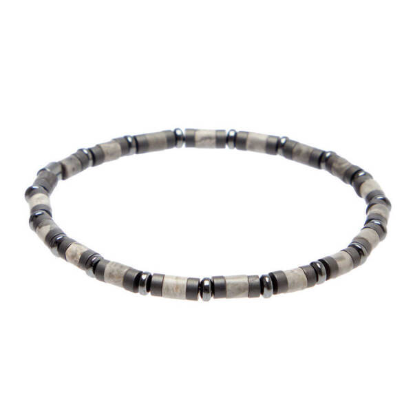 Gri Spektrolit Erkek Bileklik - E1BLK0410409-D91 - 1