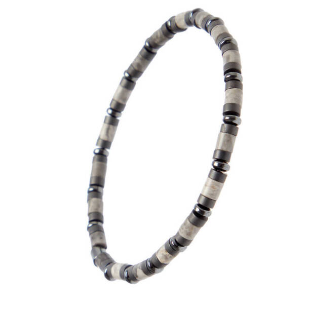 Gri Spektrolit Erkek Bileklik - E1BLK0410409-D91 - 2