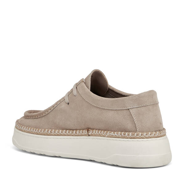 Gri Hakiki Süet Deri Erkek Casual Ayakkabı - E25I1AY57332-C11 - 4