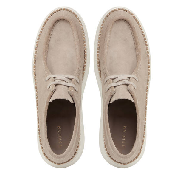 Gri Hakiki Süet Deri Erkek Casual Ayakkabı - E25I1AY57332-C11 - 5