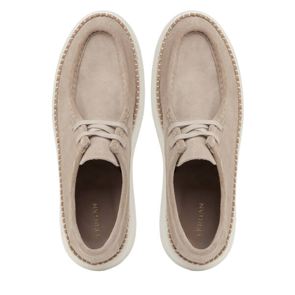 Gri Hakiki Süet Deri Erkek Casual Ayakkabı - E25I1AY57332-C11 - 5