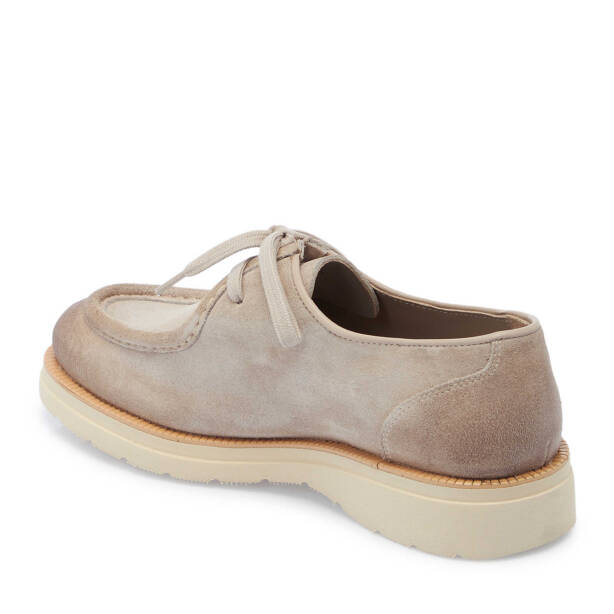 Gri Süet Deri Erkek Casual Ayakkabı - E25I1AY57352-C11 - 2