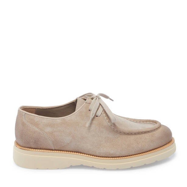 Gri Süet Deri Erkek Casual Ayakkabı - E25I1AY57352-C11 - 3