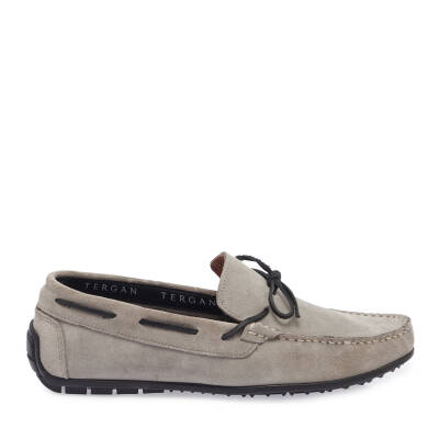 Gri Süet Deri Erkek Loafer - E25I1AY57297-C11 - 3